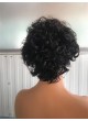 Pre order Full lace wig natural hair line baby hair natural color 100% human hair heavy density short wig